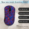 Skin dán chuột Logitech G603 mẫu người nhện Zaap PowThwip Skin dán chuột Logitech G603 mẫu người nhện Zaap PowThwip