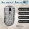 Skin dán chuột Logitech G603 mẫu Nordic xám trắng Skin dán chuột Logitech G603 mẫu Nordic xám trắng