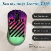 Skin dán chuột Logitech G603 mẫu OFF White Colorful