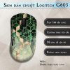 Skin dán chuột Logitech G603 mẫu Ombre cubes vàng xanh