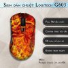 Skin dán chuột Logitech G603 mẫu Phượng hoàng lửa dra001 Skin dán chuột Logitech G603 mẫu Phượng hoàng lửa dra001
