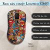 Skin dán chuột Logitech G603 mẫu pop art Skin dán chuột Logitech G603 mẫu pop art