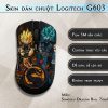 Skin dán chuột Logitech G603 mẫu Songoku Dragon Ball 7vnr036