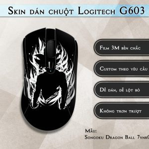 Skin dán chuột Logitech G603 mẫu Songoku Dragon Ball 7vnr099