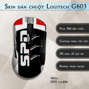 Skin dán chuột Logitech G603 mẫu SPD atk406