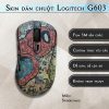 Skin dán chuột Logitech G603 mẫu Spidercomic Skin dán chuột Logitech G603 mẫu Spidercomic