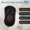 Skin dán chuột Logitech G603 mẫu Sói tarot