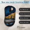 Skin dán chuột Logitech G603 mẫu Sơn mài GSM036 Skin dán chuột Logitech G603 mẫu Sơn mài GSM036