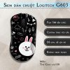 Skin dán chuột Logitech G603 mẫu Thỏ Cony atk120 Skin dán chuột Logitech G603 mẫu Thỏ Cony atk120