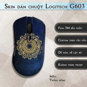 Skin dán chuột Logitech G603 mẫu Trống đồng