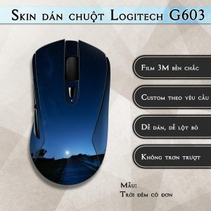 Skin dán chuột Logitech G603 mẫu Trời đêm cô đơn