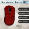 Skin dán chuột Logitech G603 mẫu X-cross đỏ Skin dán chuột Logitech G603 mẫu X-cross đỏ