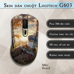 Skin dán chuột Logitech G603 mẫu Zelda2