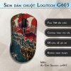 Skin dán chuột Logitech G603 mẫu Áo Giáp Samurai lsm001 Skin dán chuột Logitech G603 mẫu Áo Giáp Samurai lsm001