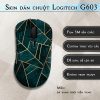 Skin dán chuột Logitech G603 mẫu đá xanh ghép viền vàng Skin dán chuột Logitech G603 mẫu đá xanh ghép viền vàng