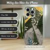 Skin dán điện thoại iPhone mẫu Ban Mai Sau Vòm Lá lsm003 a026-skin-dan-dien-thoai-iphone