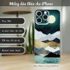 Skin dán điện thoại iPhone mẫu Biển và trăng GSM166 a030-skin-dan-dien-thoai-iphone