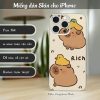 Skin dán điện thoại iPhone mẫu Capybara Rich a057-skin-dan-dien-thoai-iphone