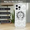 Skin dán điện thoại iPhone mẫu Chrome Hearts trắng a067-skin-dan-dien-thoai-iphone