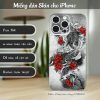 Skin dán điện thoại iPhone mẫu Chép hóa rồng CHR020 a071-skin-dan-dien-thoai-iphone