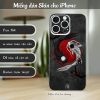Skin dán điện thoại iPhone mẫu Cá âm dương a110-skin-dan-dien-thoai-iphone