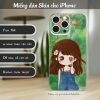 Skin dán điện thoại iPhone mẫu cô gái chibi Chib036 a117-skin-dan-dien-thoai-iphone