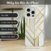 Skin dán điện thoại iPhone mẫu hình học viền vàng a266-skin-dan-dien-thoai-iphone