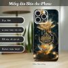 Skin dán điện thoại iPhone mẫu Sen trắng a486-skin-dan-dien-thoai-iphone