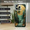Skin dán điện thoại iPhone mẫu Thác ngọc dưới ánh trăng a563-skin-dan-dien-thoai-iphone