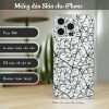 Skin dán điện thoại iPhone mẫu X-cross đen trắng a612-skin-dan-dien-thoai-iphone