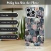 Skin dán điện thoại iPhone mẫu đá xanh hồng xếp lẫn a631-skin-dan-dien-thoai-iphone