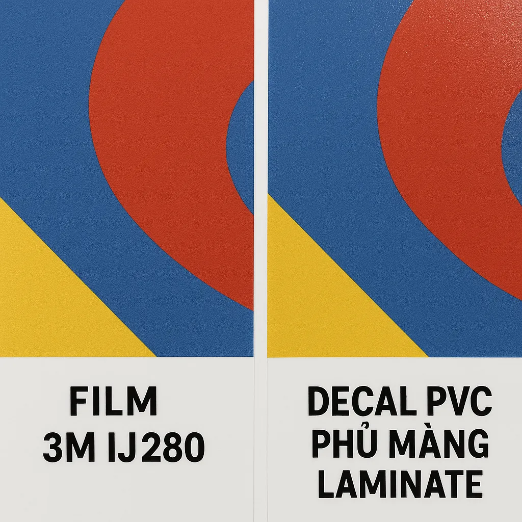 so sánh skin film 3m và decal thường