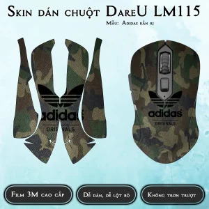 Skin DareU LM115 Adidas rằn ri
