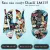 Skin dán chuột Dareu LM115 mẫu Astronaut ast32 DareU LM115 Astronaut ast32