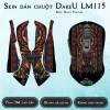 Skin dán chuột Dareu LM115 mẫu Black Panther Skin dán chuột Dareu LM115 mẫu Black Panther