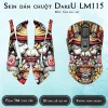 Skin dán chuột Dareu LM115 mẫu Chó bull art