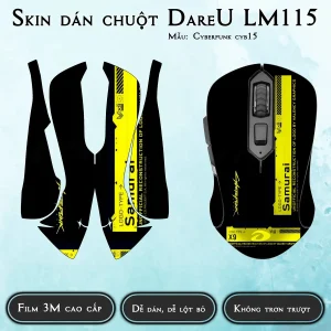 Skin dán chuột Dareu LM115 mẫu Cyberpunk cyb15