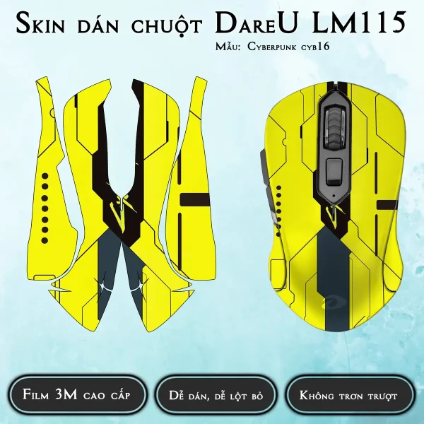 Skin dán chuột Dareu LM115 mẫu Cyberpunk cyb16