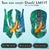 Skin dán chuột Dareu LM115 mẫu Cá chép CHR045 Skin dán chuột Dareu LM115 mẫu Cá chép CHR045