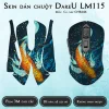 Skin dán chuột Dareu LM115 mẫu Cá chép CHR046 Skin dán chuột Dareu LM115 mẫu Cá chép CHR046