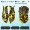 Skin dán chuột Dareu LM115 mẫu Cá chép hóa rồng CHR002-2 Skin dán chuột Dareu LM115 mẫu Cá chép hóa rồng CHR002-2