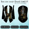 Skin dán chuột Dareu LM115 mẫu Cá chép hóa rồng CHR012 Skin dán chuột Dareu LM115 mẫu Cá chép hóa rồng CHR012