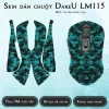 Skin dán chuột Dareu LM115 mẫu da dắn xanh cyan Skin dán chuột Dareu LM115 mẫu da dắn xanh cyan
