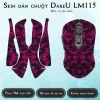 Skin dán chuột Dareu LM115 mẫu da rắn hồng