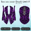 Skin dán chuột Dareu LM115 mẫu da rắn tím Skin dán chuột Dareu LM115 mẫu da rắn tím