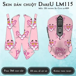 Skin dán chuột Dareu LM115 mẫu Dễ thương So Cute scu009