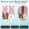 Skin dán chuột Dareu LM115 mẫu Dễ thương So Cute scu012