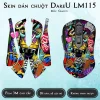 Skin dán chuột Dareu LM115 mẫu Graffiti Skin dán chuột Dareu LM115 mẫu Graffiti