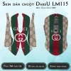 Skin dán chuột Dareu LM115 mẫu Gucci Gucc1002 Skin dán chuột Dareu LM115 mẫu Gucci Gucc1002