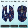 Skin dán chuột Dareu LM115 mẫu Hoa văn hov002 Skin dán chuột Dareu LM115 mẫu Hoa văn hov002